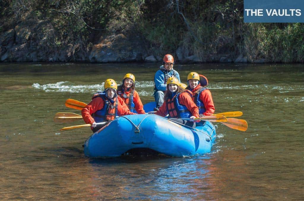 Rafting en familia